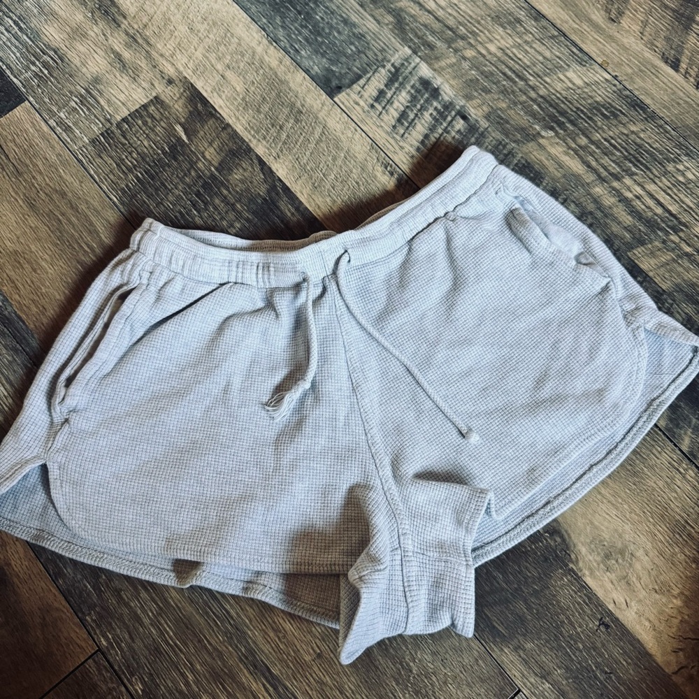 Brandy Melville(John Galt) Light Gray Micro Shorts
